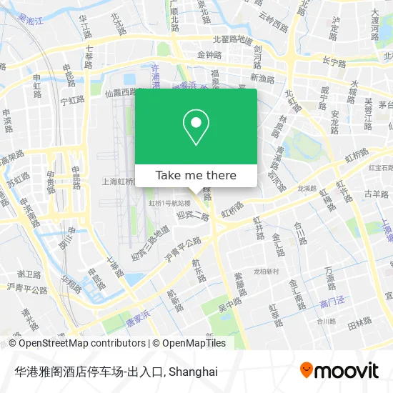 华港雅阁酒店停车场-出入口 map