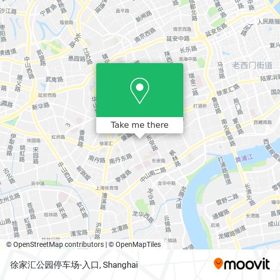 徐家汇公园停车场-入口 map