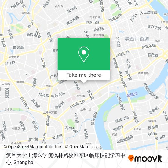 复旦大学上海医学院枫林路校区东区临床技能学习中心 map