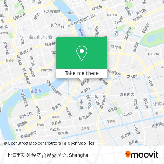 上海市对外经济贸易委员会 map