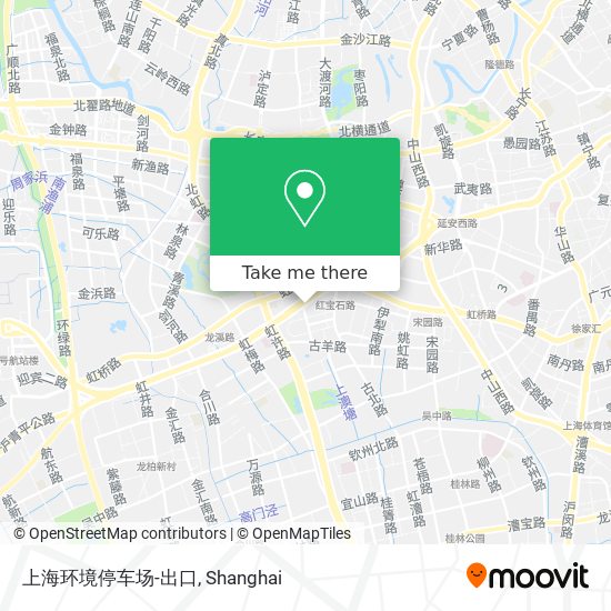 上海环境停车场-出口 map