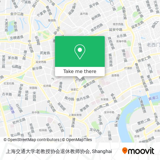 上海交通大学老教授协会退休教师协会 map