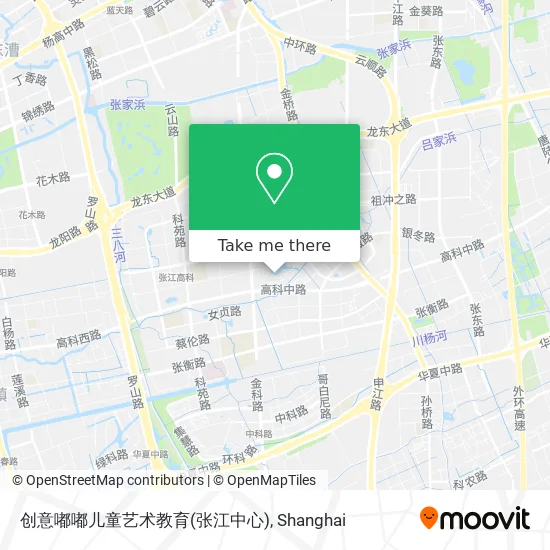 创意嘟嘟儿童艺术教育(张江中心) map