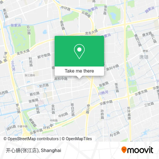 开心膳(张江店) map