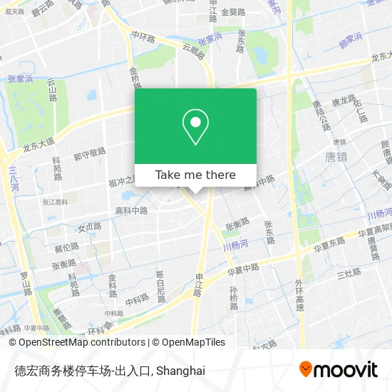 德宏商务楼停车场-出入口 map