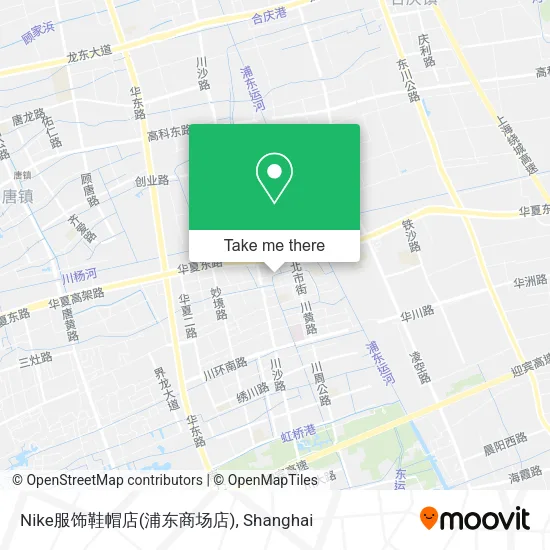 Nike服饰鞋帽店(浦东商场店) map
