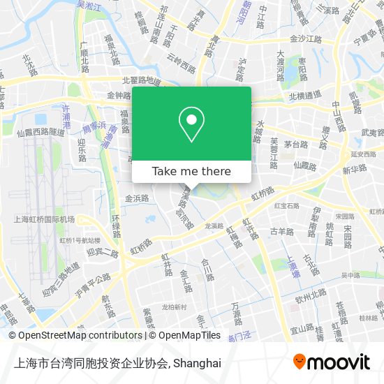 上海市台湾同胞投资企业协会 map