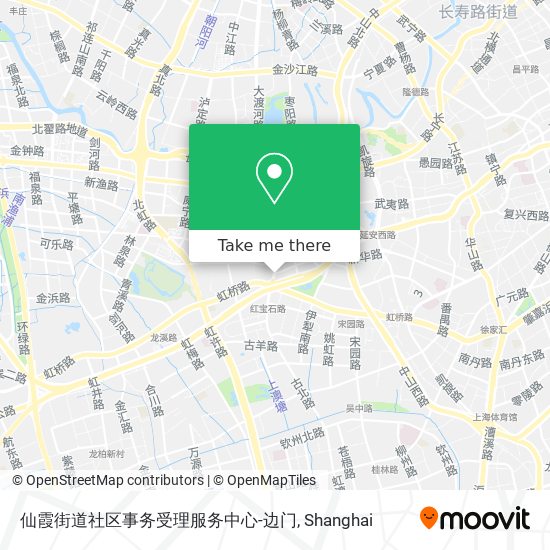 仙霞街道社区事务受理服务中心-边门 map