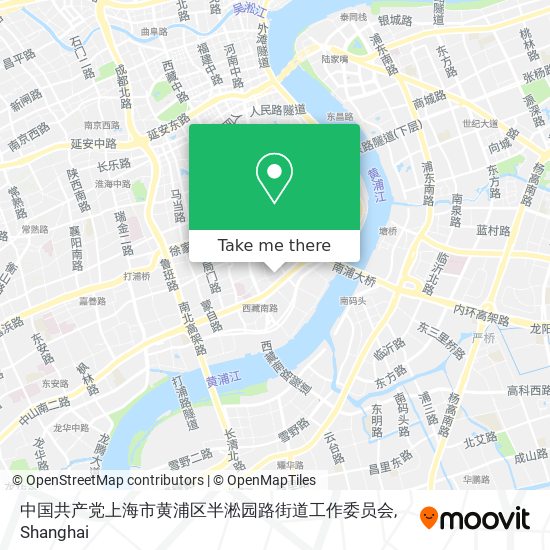 中国共产党上海市黄浦区半淞园路街道工作委员会 map