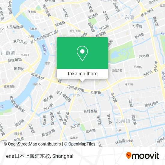 ena日本上海浦东校 map