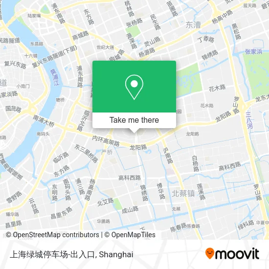 上海绿城停车场-出入口 map