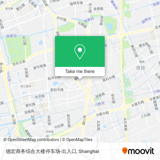 德宏商务综合大楼停车场-出入口 map