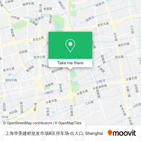上海华美建材批发市场B区停车场-出入口 map