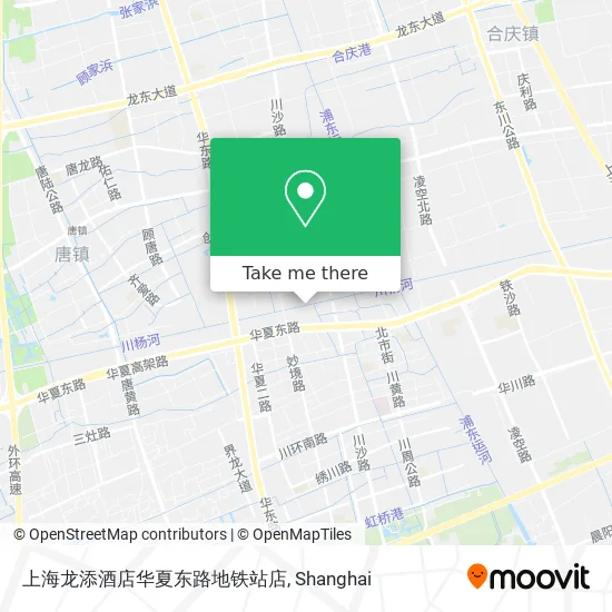 上海龙添酒店华夏东路地铁站店 map