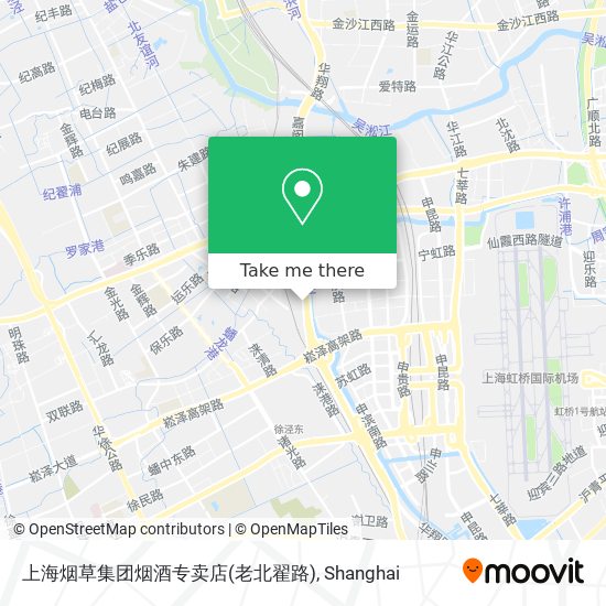 上海烟草集团烟酒专卖店(老北翟路) map