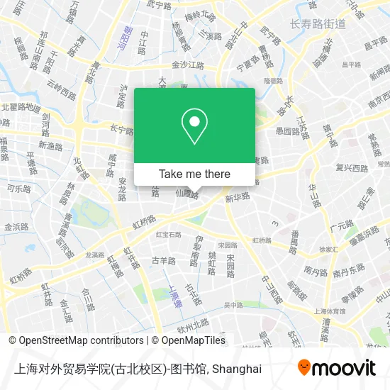 上海对外贸易学院(古北校区)-图书馆 map