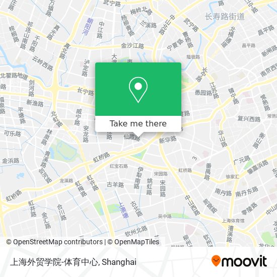 上海外贸学院-体育中心 map
