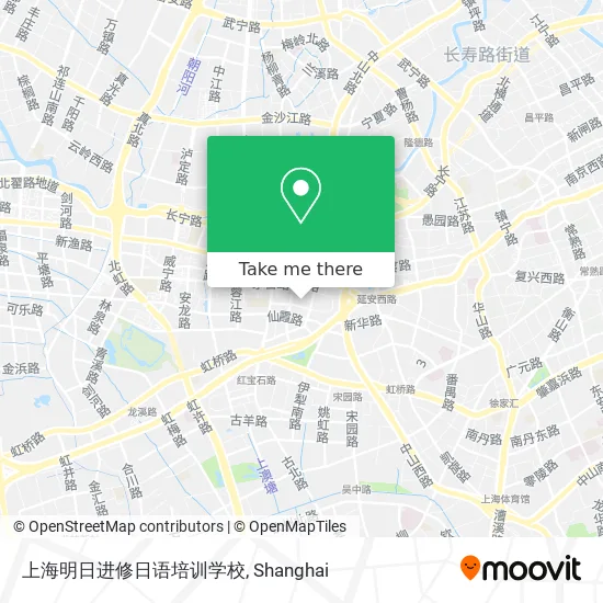 上海明日进修日语培训学校 map