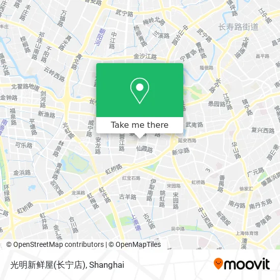光明新鲜屋(长宁店) map