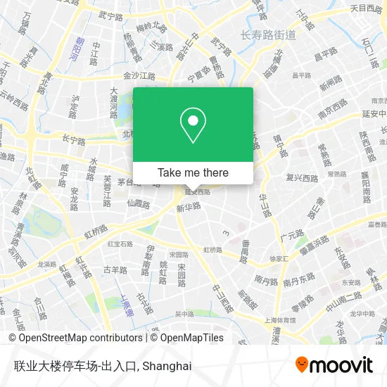 联业大楼停车场-出入口 map