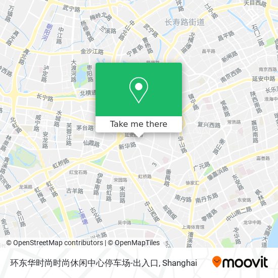 环东华时尚时尚休闲中心停车场-出入口 map