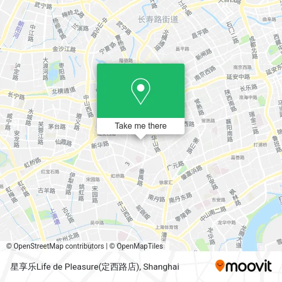 星享乐Life de Pleasure(定西路店) map