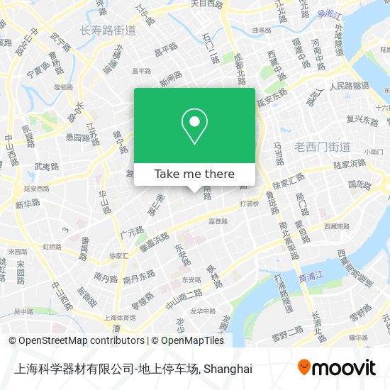 上海科学器材有限公司-地上停车场 map