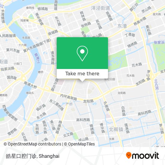 皓星口腔门诊 map
