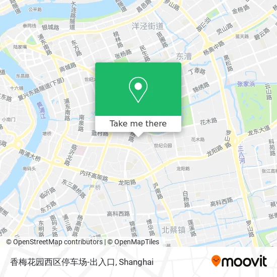 香梅花园西区停车场-出入口 map