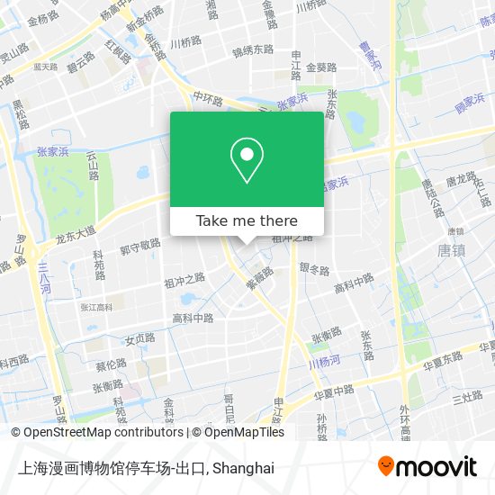上海漫画博物馆停车场-出口 map