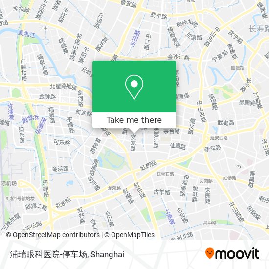 浦瑞眼科医院-停车场 map