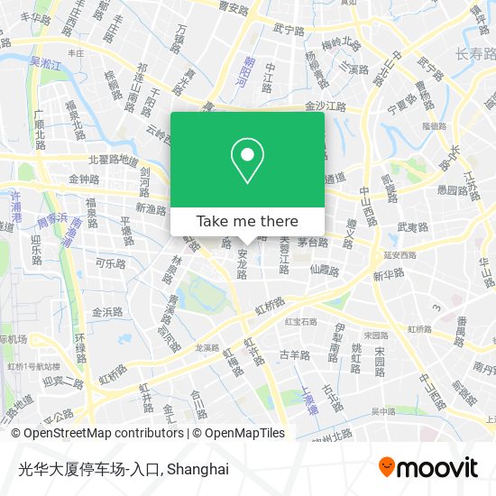 光华大厦停车场-入口 map