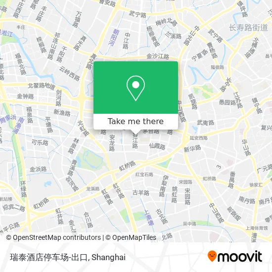 瑞泰酒店停车场-出口 map