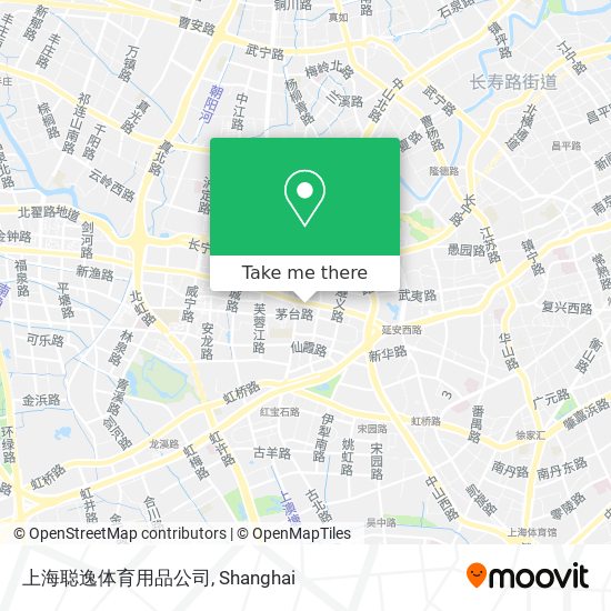 上海聪逸体育用品公司 map