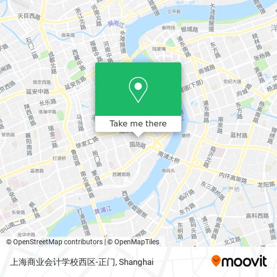 上海商业会计学校西区-正门 map