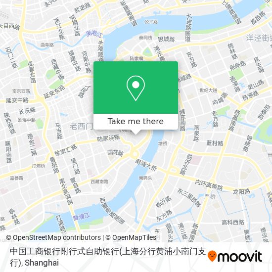 中国工商银行附行式自助银行(上海分行黄浦小南门支行) map