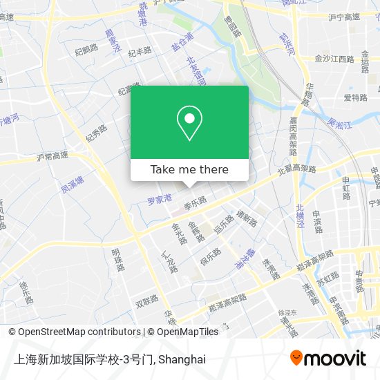 上海新加坡国际学校-3号门 map