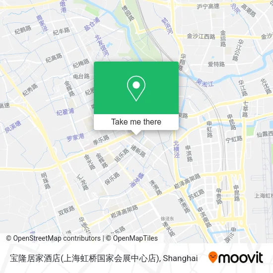 宝隆居家酒店(上海虹桥国家会展中心店) map