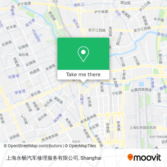 上海永畅汽车修理服务有限公司 map