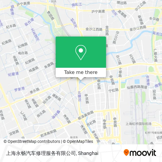 上海永畅汽车修理服务有限公司 map
