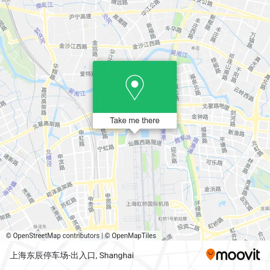 上海东辰停车场-出入口 map