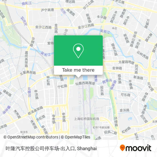 叶隆汽车控股公司停车场-出入口 map
