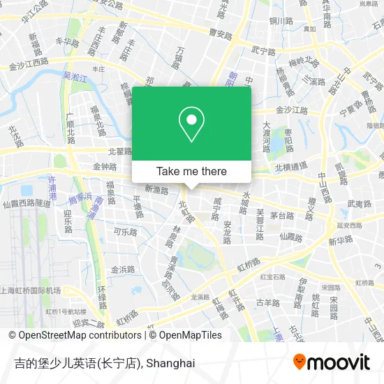 吉的堡少儿英语(长宁店) map
