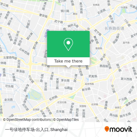 一号绿地停车场-出入口 map