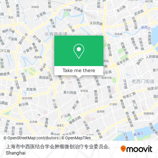 上海市中西医结合学会肿瘤微创治疗专业委员会 map