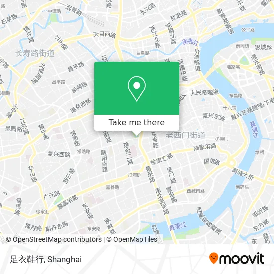 足衣鞋行 map