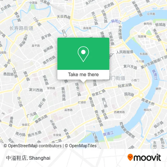 中溢鞋店 map