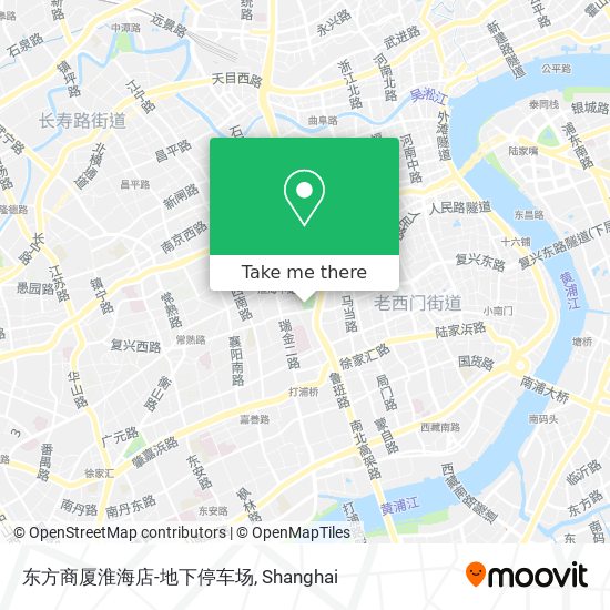 东方商厦淮海店-地下停车场 map