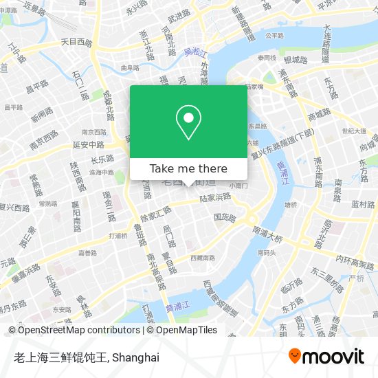 老上海三鲜馄饨王 map