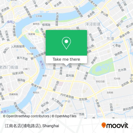 江南名店(浦电路店) map